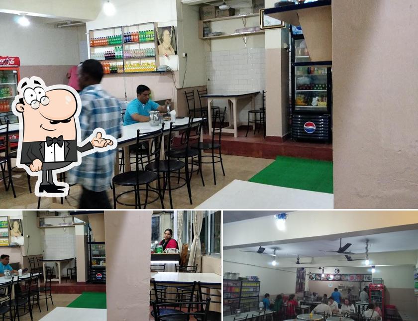 The interior of Sai Surya Restaurant