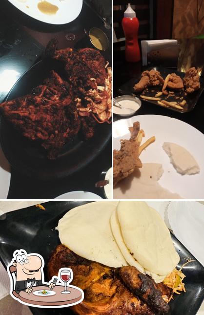 Food at Aathas bakes and restaurant