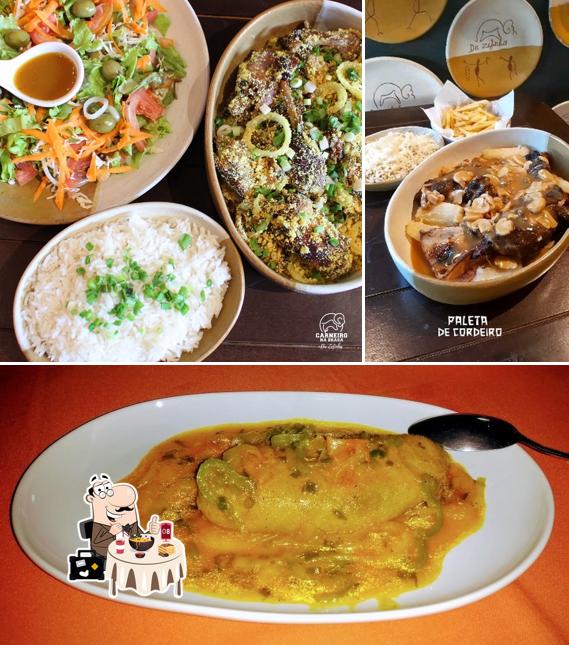Platos en Carneiro na Brasa da Zefinha