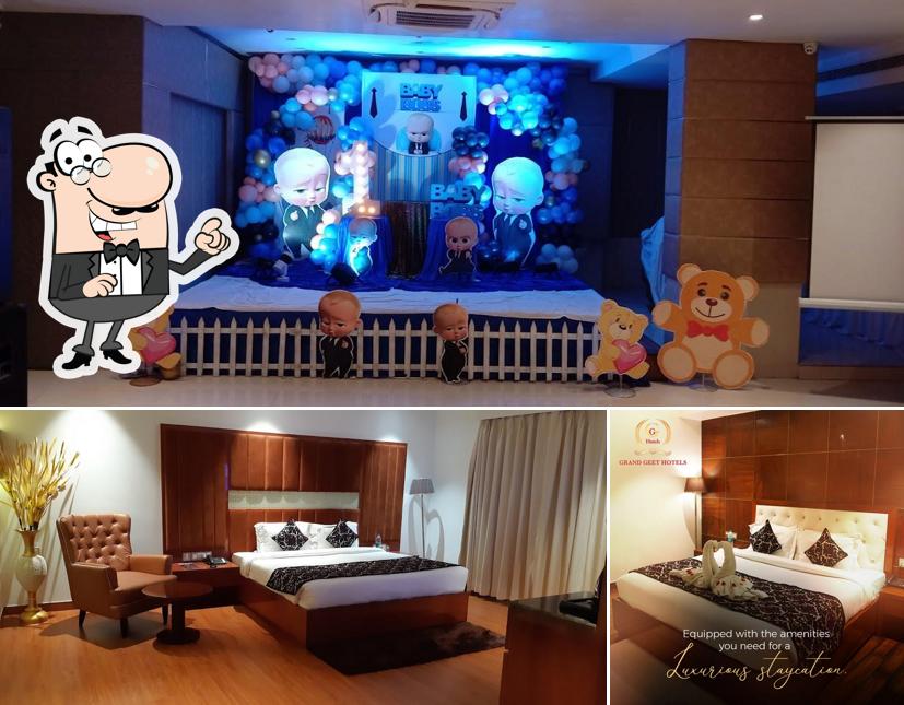 The interior of Grand Geet Hotels