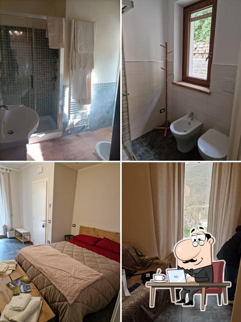 Gli interni di Casale La Palombara - Valnerina