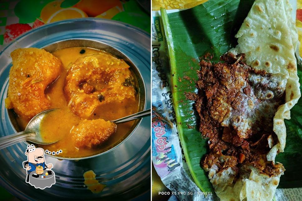 Food at Om Sri Ganesh hotel
