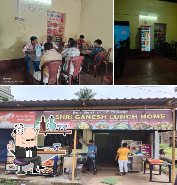 The interior of Sri Ganesh Lunch Home