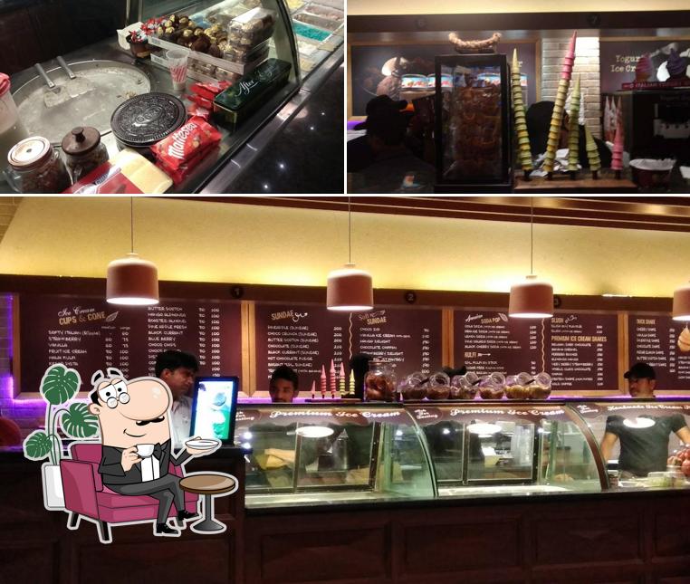 The interior of Ice Cream Studio