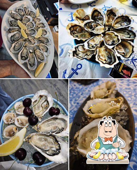 Ostriche al La Perla Crudités