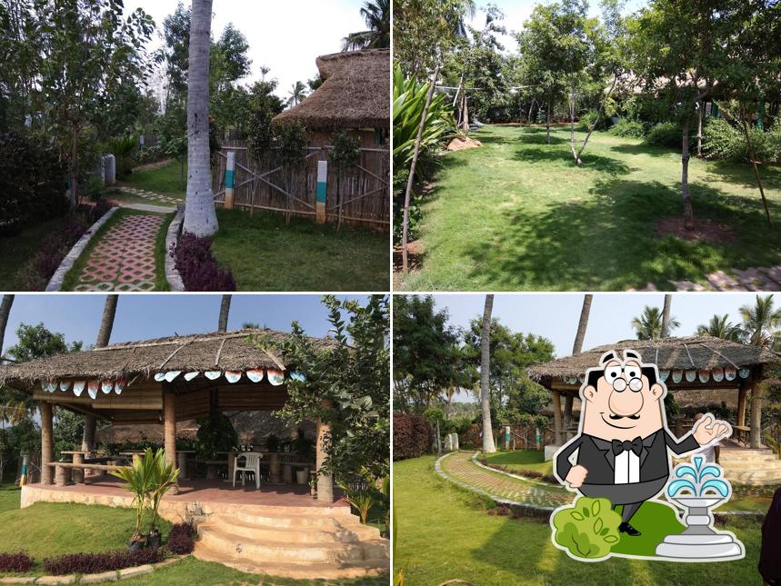 Check out the exterior of Moongil Thottam Veg Restaurant