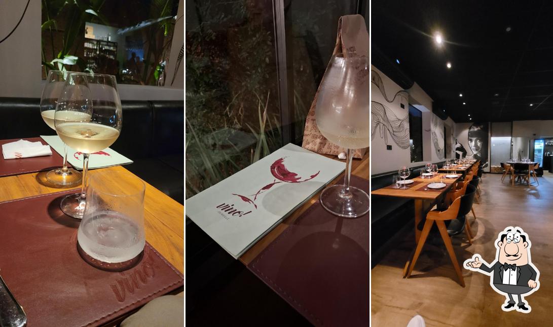 O interior do Vino! Joinville