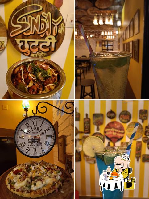 Food at Bailout Cafe