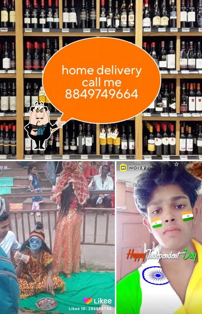 Enjoy a beverage at Wine Shop(kalari)
