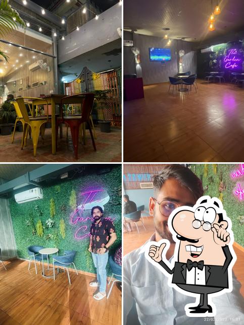 The interior of The Garden Cafe