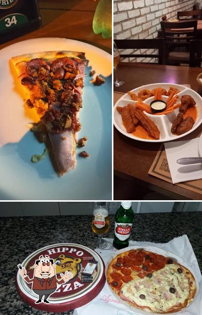 Comida em Hippo Pizza