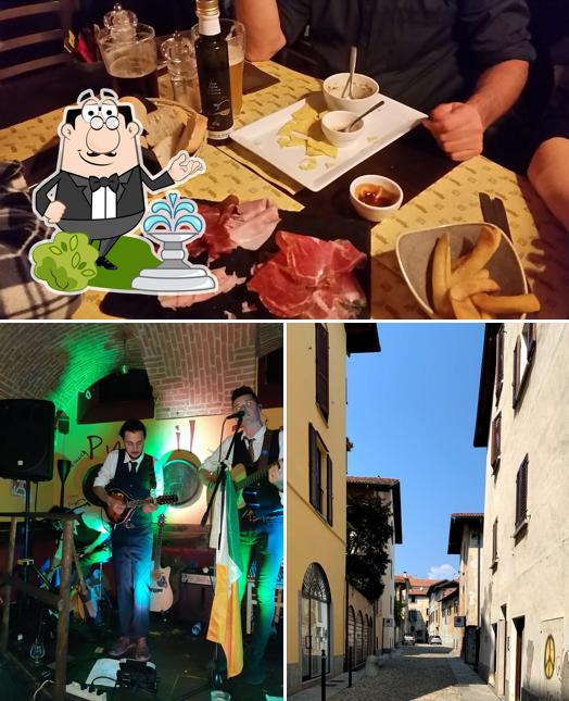 Tra le varie cose da Il Tusighin si possono trovare la esterno e cibo
