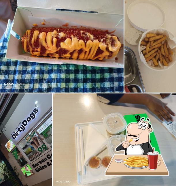 French fries at DirtyDogs