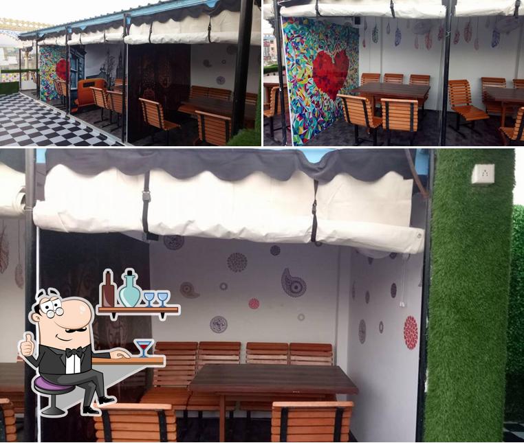 Check out how Step 51 Rooftop Cafe - Cafe In Hiran Magri Udaipur looks inside
