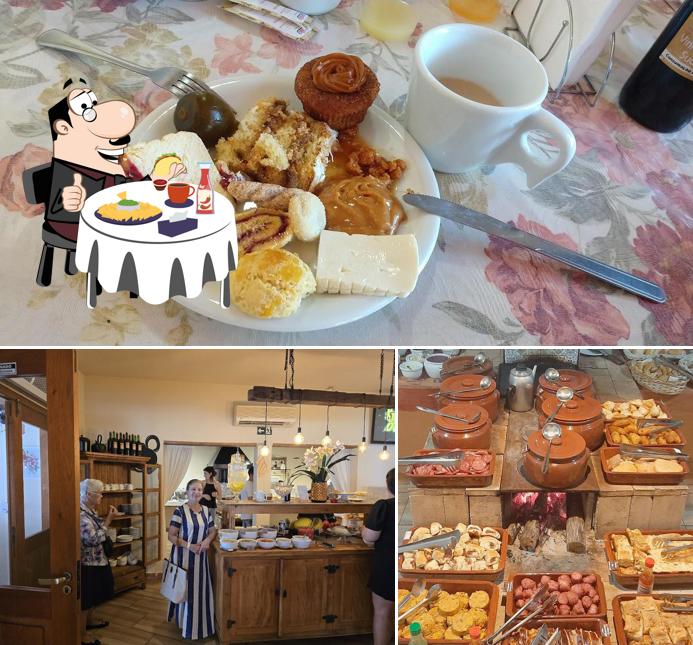 Prato de queijo em Casarão Café Colonial