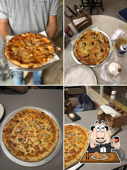 Try out pizza at Petra