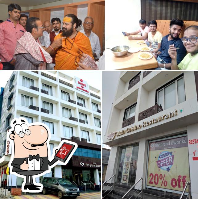 The exterior of Aamantran restaurant