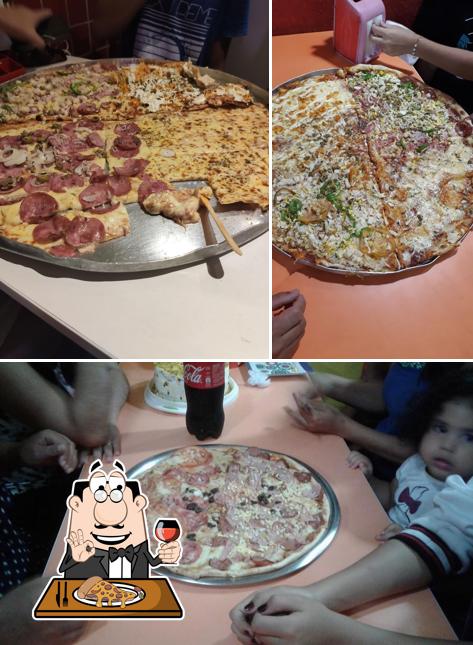 Escolha pizza no Gago's Burguer