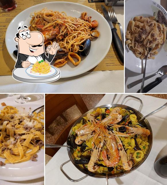 Spaghetti alla carbonara al Trattoria - Pizzeria Al Campanile