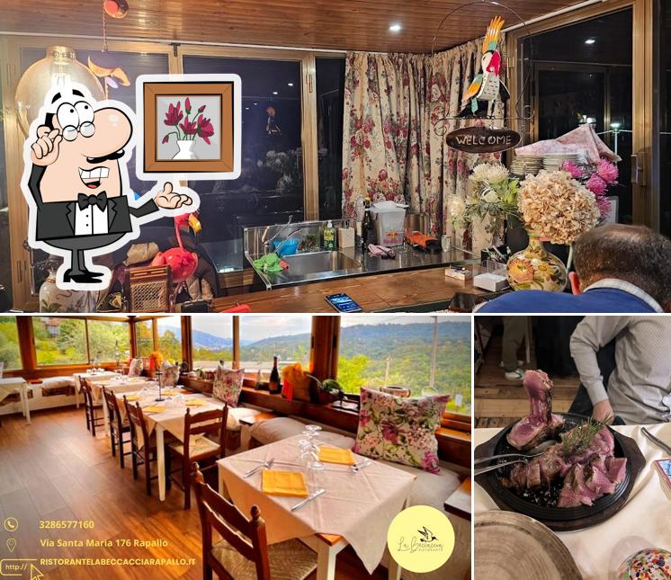 Dai un'occhiata agli interni di La Beccaccia Brace e Cucina