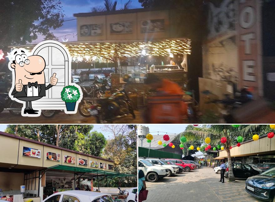 Enjoy the view at the outside area of AL SAJ KITCHEN