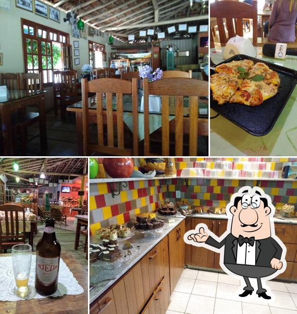 O interior do Altoé da Montanha - Café Colonial