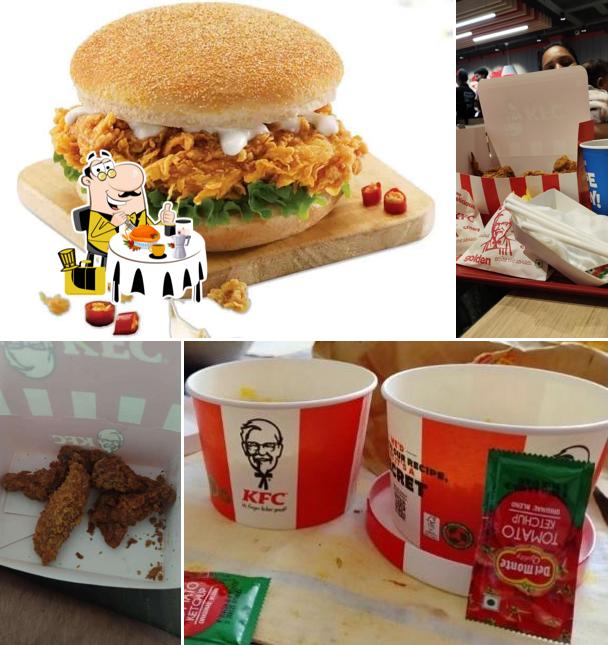Pulled pork sandwich at KFC