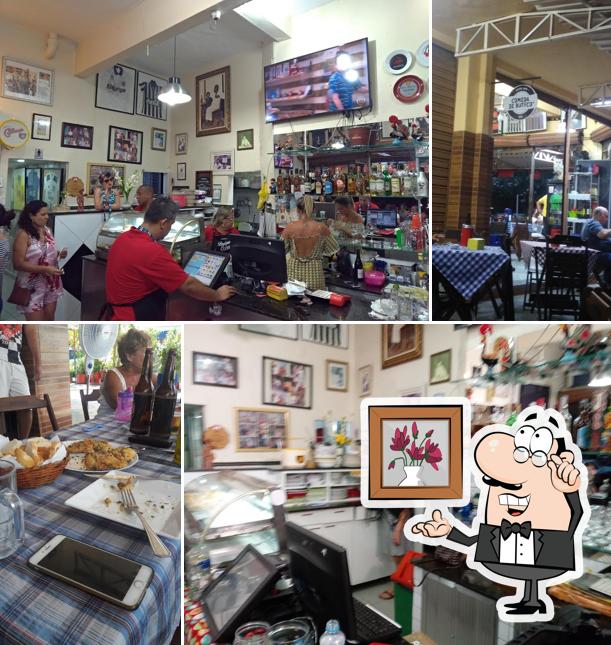 O interior do Bar da Portuguesa