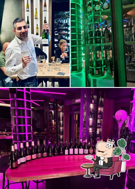 Gli interni di Greens Cocktail Wine Snack Bar