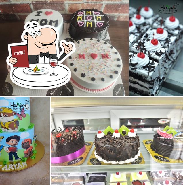 Food at Heavens Fresh Bake Eggless Cakes Desserts Cake Delivery In Raipur Online Cake Delivery Custom Cakes Chocolates