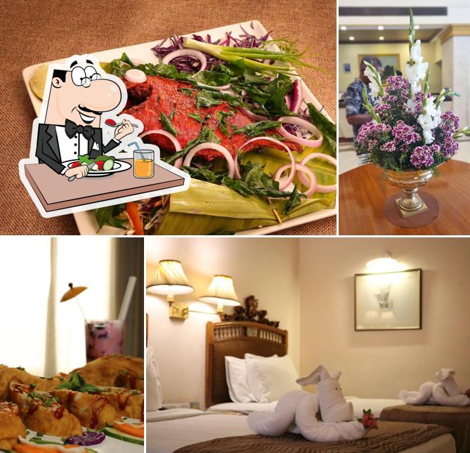 Food at Hotel Royal Court