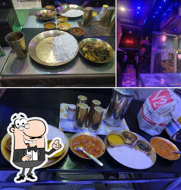 The interior of Maharaj Food Hub