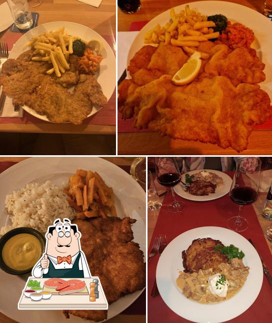 Fish and chips al Schnitzel-Oase Restaurant Frohsinn