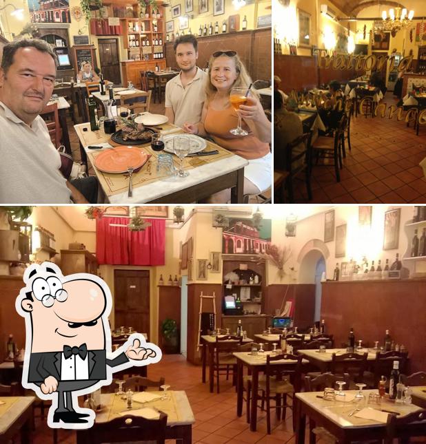 Gli interni di Trattoria Antichi Cancelli Firenze