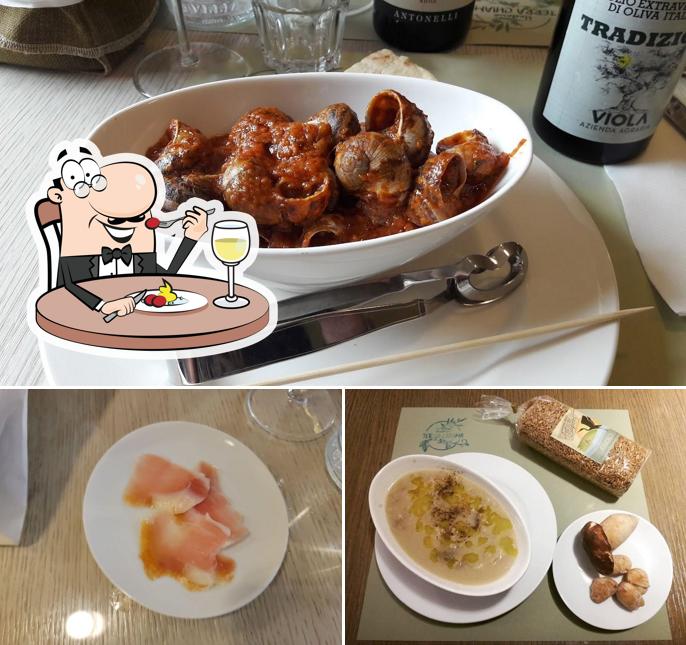 Cibo al Hostaria Terra Chiama