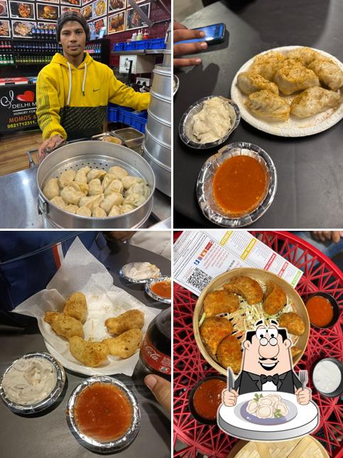 Dumplings at Delhi Momo's