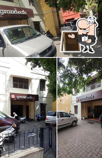 Enjoy the view at the outside area of Grand Cafe