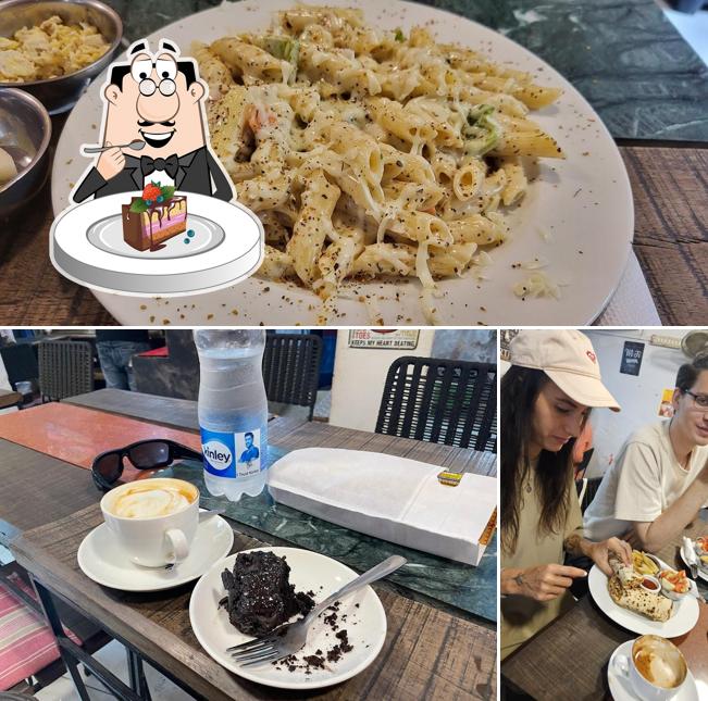 Chocolate cake at IMOK Cafe by Mark's Cafe-Diner