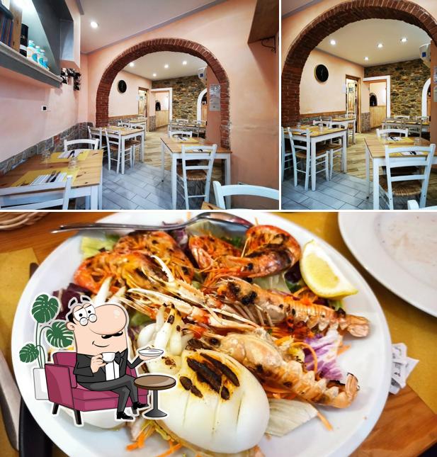 Questa è la foto che raffigura la interni e cibo di Locanda del Tron
