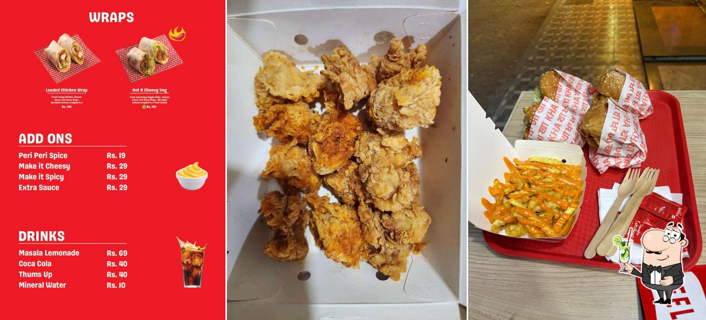Enjoy a beverage at KHA - Burgers, Fries, Fried Chicken