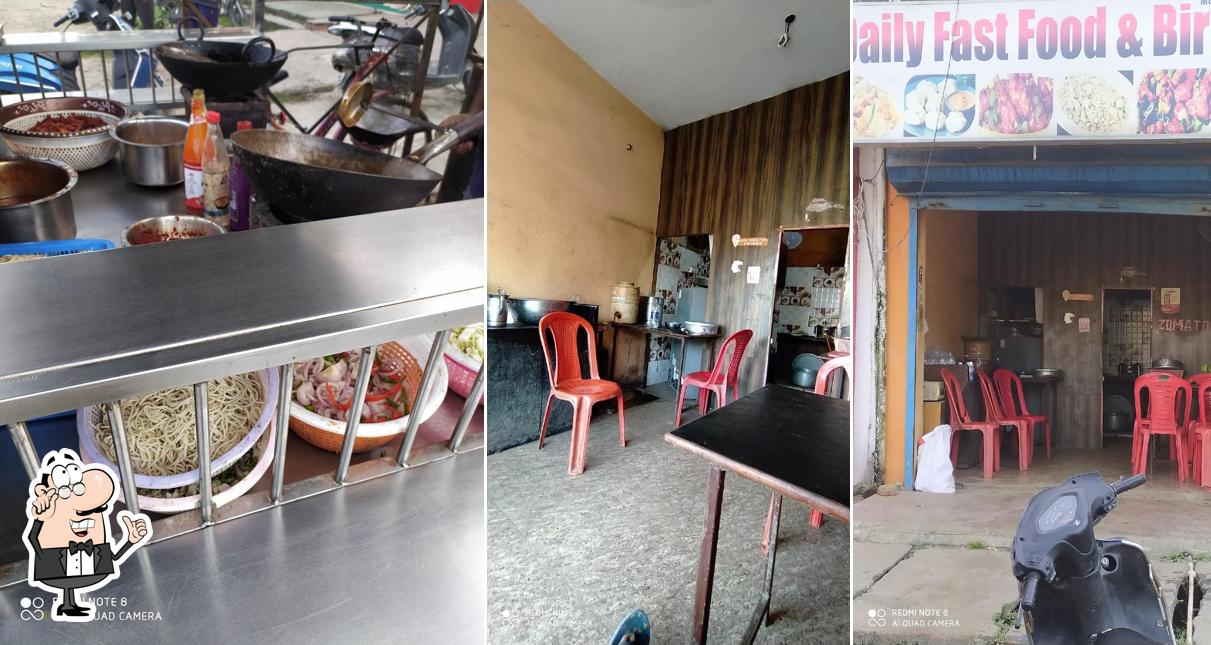 The interior of Daily Fast Food & Biryani