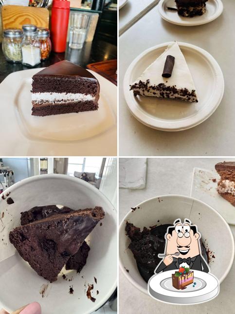 Chocolate cake at The Big Chill Cakery & Creamery