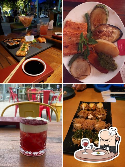 Platos en Kanpai Sion Comida Japonesa Rodízio de Sushi BH