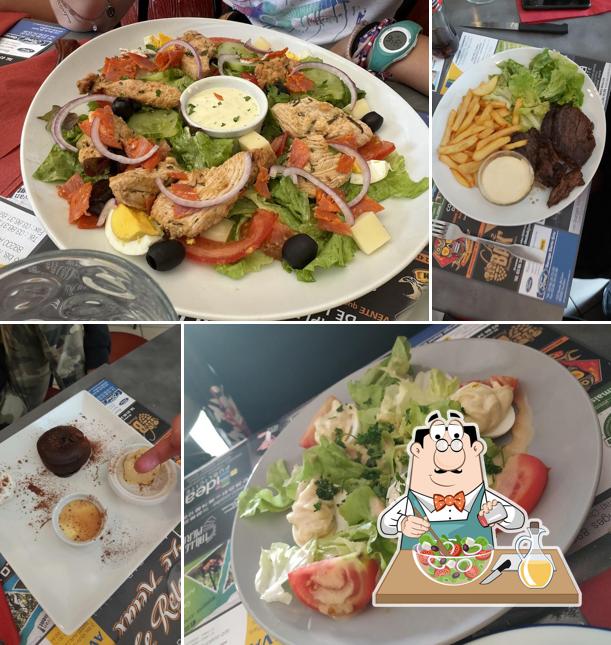Salade grecque à Bar le Relax