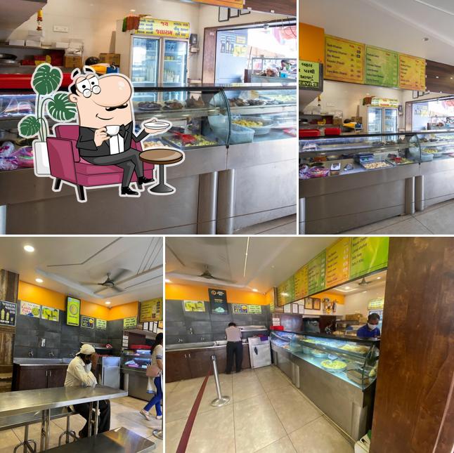 The interior of SHREE JAY JALARAM KHAMAN HOUSE AND LASSI CENTRE