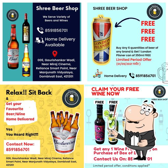 Enjoy a drink at Shree Pizza Corner