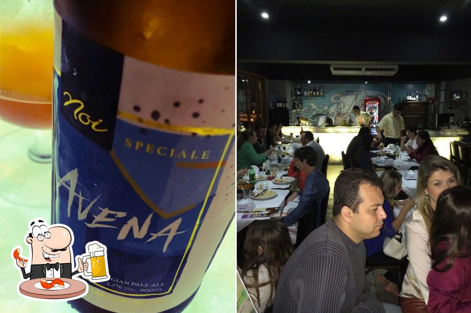 Você pode tomar um copo de cerveja leve ou escura