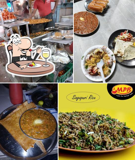 Food at Mahesh Pav Bhaji