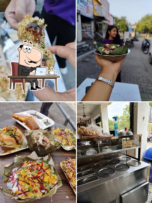 Among various things one can find interior and food at Chilli Chatkara