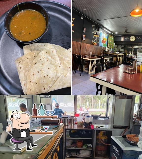 The photo of Grill House Palakkal’s interior and food
